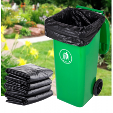 環保加厚垃圾袋黑色 (65×80加厚3絲500個承重60斤) 